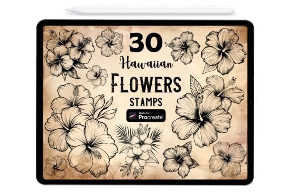 30 Hawaiian Flowers Procreate Brushes: A Designer's Guide