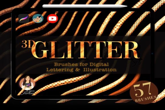 57 3D Glitter Procreate Brushes: Unlocking Digital Sparkle