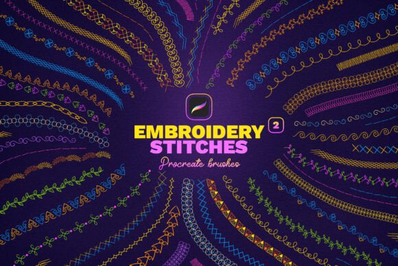 Authentic Texture: Elevating Digital Art with Embroidery Brushes