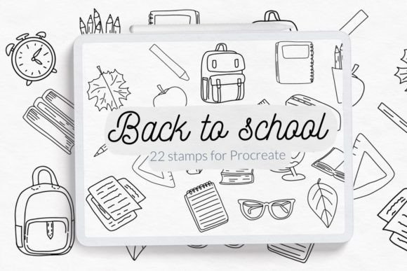 Back to School Doodle Procreate Stamps: Your Creative Toolkit