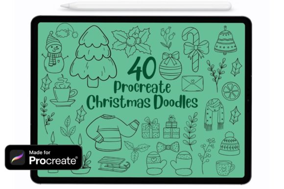 Bring Holiday Magic to Your Canvas with Procreate Christmas Stamps