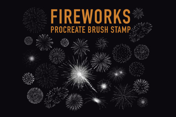 Elevate Your Digital Art with Fireworks Stamps Brushes for Procreate