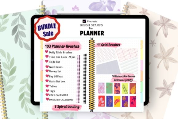 Planner Stamps Procreate Bundle Sale: Your All-in-One Toolkit