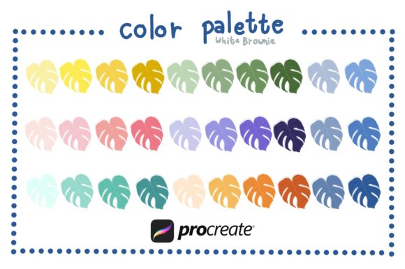 Procreate - Summer Smile Color Palette: Your Go-To for Vibrant Digital Art