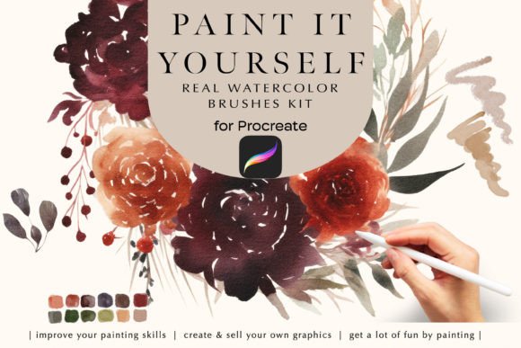 Procreate Watercolor Painting Brushes: Your Digital Studio