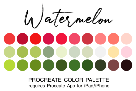 Refreshing Your Palette: The Watermelon Procreate Swatch