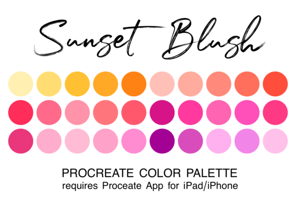 Sunset Blush Procreate: Warmth for Your Digital Art