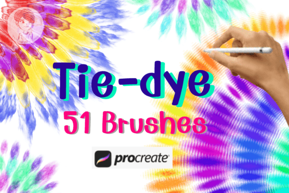 Tie Dye Procreate Brushes: Vibrant Patterns for Digital Artists