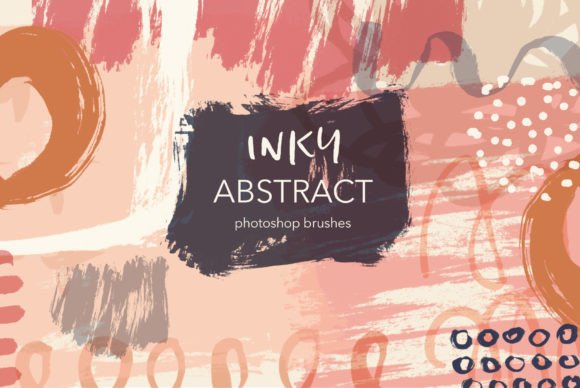 Unleash Spontaneous Artistry with Inky Abstract Stamps