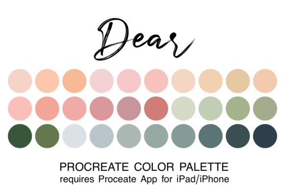 Unleash Your Creativity with the Dear Procreate Color Palette