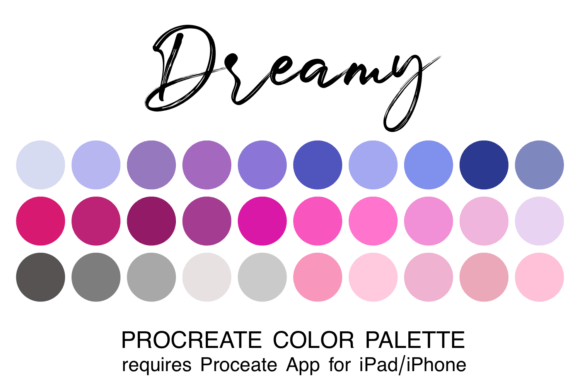 Unlock Sophisticated Artistry with the Dreamy Procreate Color Palette