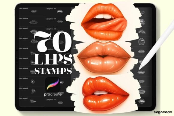 Unlock Your Creative Flow with Lips Procreate Stamps