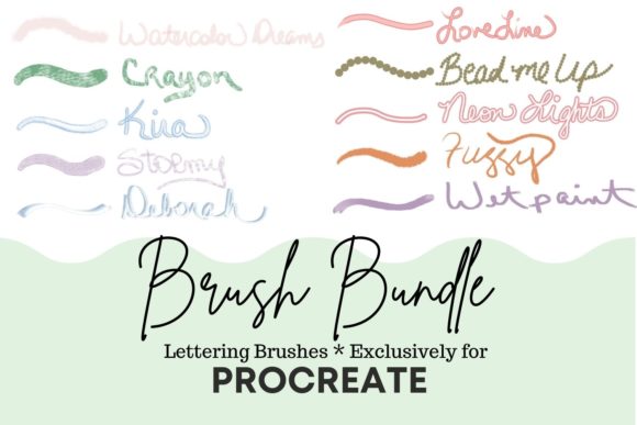 Unlock Your Creative Voice with the Procreate Lettering Brush Bundle